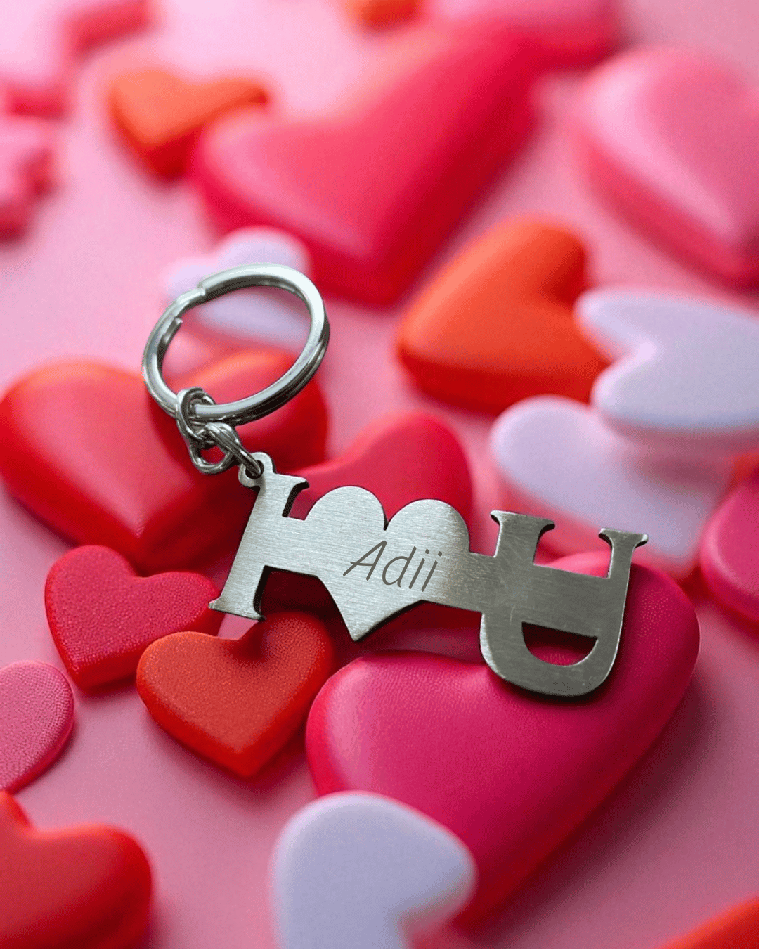 I Love You Keychain