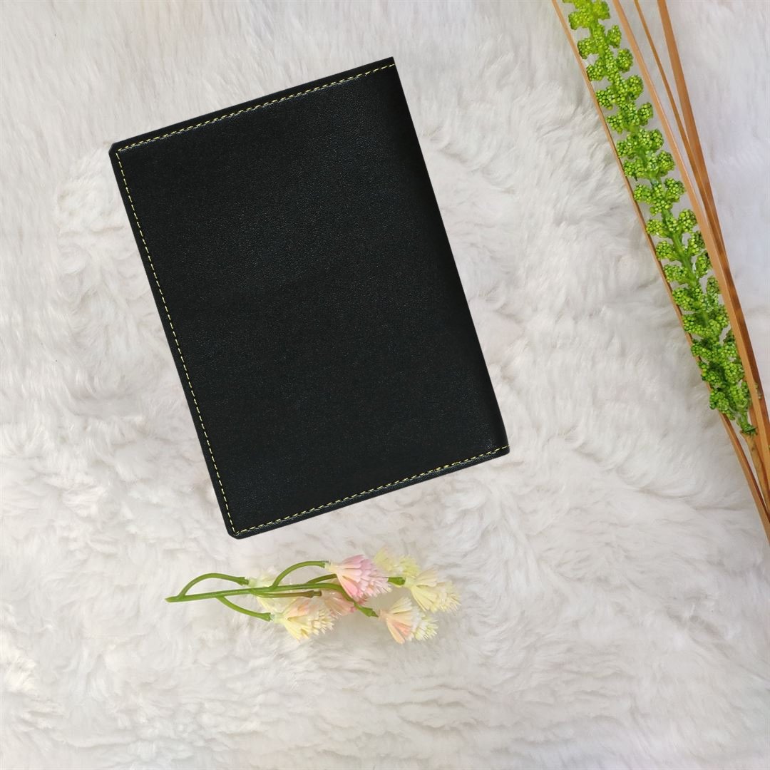 Black Customized Passport Cover - The Travel Bug Store